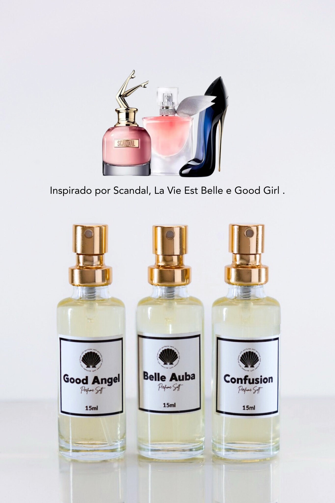 3 Perfumes Luxo Femininos
